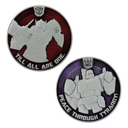 Transformers Generation 1 Sammelmünze G1 Autobots vs Decepticons Limited Edition 4 cm