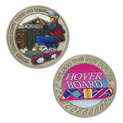 Zurück in die Zukunft Sammelmünze Hoverboard Limited Edition