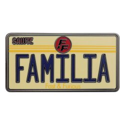 Fast & Furious Ansteck-Pin Familia License Plate