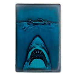 Jaws Metallbarren 50th Anniversary Poster Limited Edition