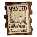 One Piece Spardose Sanji Wanted