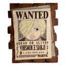 One Piece Spardose Sanji Wanted