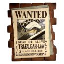 One Piece Spardose Law Wanted