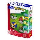 Pokémon MEGA Bauset 4 Pflanzen-Typ Pokémon Sets