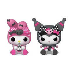 Hello Kitty POP! Vinyl Schlüsselanhänger 2er-Pack My Melody & Kuromi 4 cm