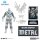 DC Multiverse Actionfigur The Grim Knight (Dark Nights Metal) (Black & White Accent Edition) (Gold Label) 18 cm