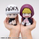 One Piece Look Up PVC Statuen Trafalgar Law Childhood Ver. & Corazon 11 cm (with gift)