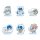 Gintama Acryl Figuren Prince Hata & Animals of Ice 6 cm Display (6)
