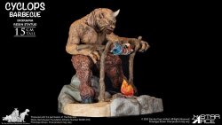 Ray Harryhausen Diorama 1/8 Cyclops Barbecue Scene Figur Statue 17 cm