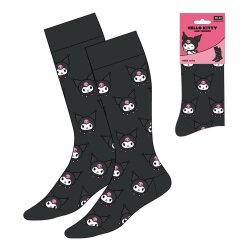 Sanrio Socken Kuromi Face 36-43