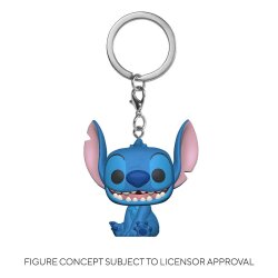 Lilo & Stitch Pocket POP! Vinyl Schlüsselanhänger 4 cm Stitch Display (12)