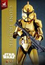 Star Wars Actionfigur 1/6 Clone Trooper (Gold Chrome...