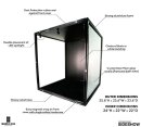 Moducase Acryl Display Case mit Beleuchtung DF60