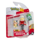 Pokémon Battle Figure Set Figuren 3er-Pack Morpeko, Bisasam #1, Kickerlo 5 cm