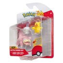 Pokémon Battle Figure Set Figuren 3er-Pack Pikachu...