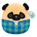 Squishmallows Plüschfigur Brown Pug in Green and...