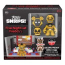 Five Nights at Freddys Snap Spielset mit Actionfigur Stage w/Freddy (GD) 9 cm