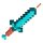 Minecraft NERF Diamantschwert mit Dart-Abschuss