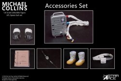 Apollo 11 Zubehör für 1/6 Actionfigur Michael Collins