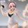 Super Sonico Trio-Try-iT PVC Statue White China Dress Ver. 21 cm