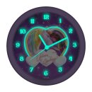 Unicorn Academy Wanduhr Glow in the Dark