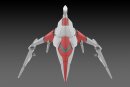 Dariusburst CS Core Plastic Kit 1/144 Legend Silver Hawk 3F-1B Space Fighter 14 cm