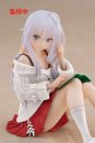 Wandering Witch: The Journey of Elaina PVC Statue Desktop Cute Figure Elaina Casual Clothes Ver. Renewal 13 cm