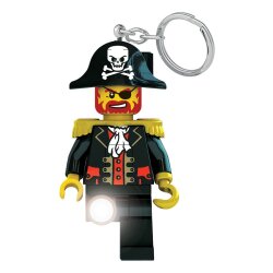 LEGO Iconic Schlüsselanhänger mit Leuchtfunktion Captain Brickbeard 8 cm
