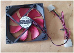 Lüfter Gehäusekühler 120x120x25mm 2Pin Cooling Fan EFS-12E12L