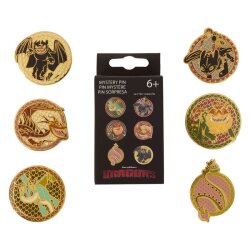 How to train your Dragon by Loungefly Ansteck-Pins Blind Box Toothless Various Poses Display (12)