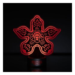 Stranger Things Laser Etched Leuchte Demogorgan