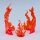 The Simple Effect Zubehör-Set für Figuren Flames: Red