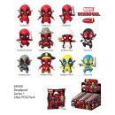 Deadpool PVC-Taschenanhänger Serie 1 Display (24)