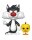 Looney Tunes POP! Television Vinyl Figur Sylvester & Tweety 9 cm