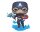 Avengers: Endgame POP! Movies Vinyl Figur Captain America w/Broken Shield & Mjölnir 9 cm