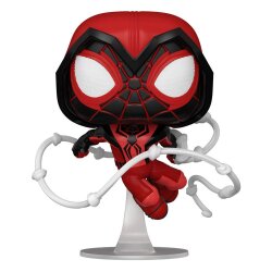 Marvels Spider-Man POP! Games Vinyl Figur Miles Morales Red Suit 9 cm