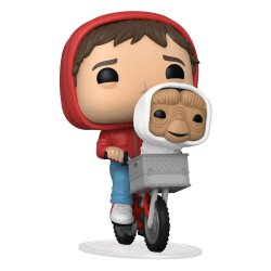 E.T. Der Außerirdische POP! Vinyl Figur Elliot w/ET in Bike Basket 9 cm