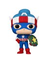 Marvel POP! Vinyl Figur Holiday Capt. America 9 cm