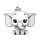 Disney POP! Vinyl Figur Sketched- Dumbo 9 cm
