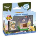 Oben Bitty POP! Towns Vinyl Figur Russell and The House