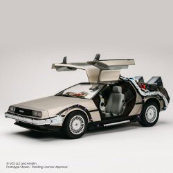 Zurück in die Zukunft Diecast Modell 1/10 DeLorean Time Machine LED und Qualm