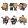 Chainsaw Man Rubber Mascot Buddycolle Gummi-Anhänger 6 cm Sortiment (6)