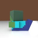 Minecraft Tubbz PVC Figur Zombie 1st Edition 10 cm