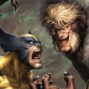 Marvel Kunstdruck Wolverine vs Sabretooth 41 x 61 cm - ungerahmt