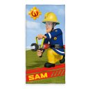 Feuerwehrmann Sam Velours-Handtuch 75 x 150 cm