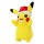 Pokémon Plüschfigur Winter Pikachu mit Weihnachtsmütze 20 cm
