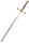 Warhammer Schaumstoff-Schwert Armoury Imperial Flamberge 150 cm