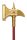 Warhammer Schaumstoff-Kriegshammer Armoury Ghal Maraz 125 cm