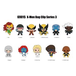 Marvel 3D PVC-Taschenanhänger X-men Classic Serie 3 Display (24)