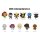 Marvel 3D PVC-Taschenanhänger X-men Classic Serie 3 Display (24)